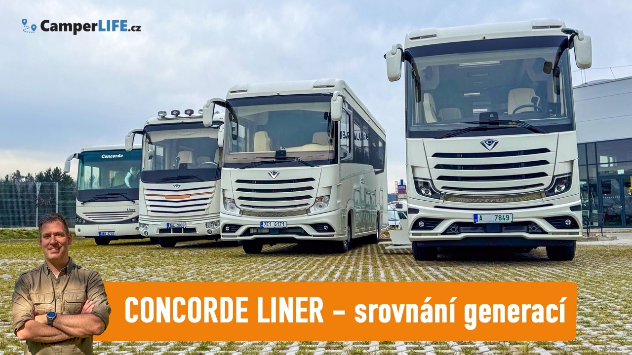 SROVNÁNÍ GENERACÍ: Vlajková loď Concorde LINER (2009-2025)