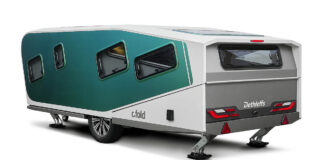Lehký karavan pro elektromobily? Skládací Dethleffs c.fold váží jen 775 kilo