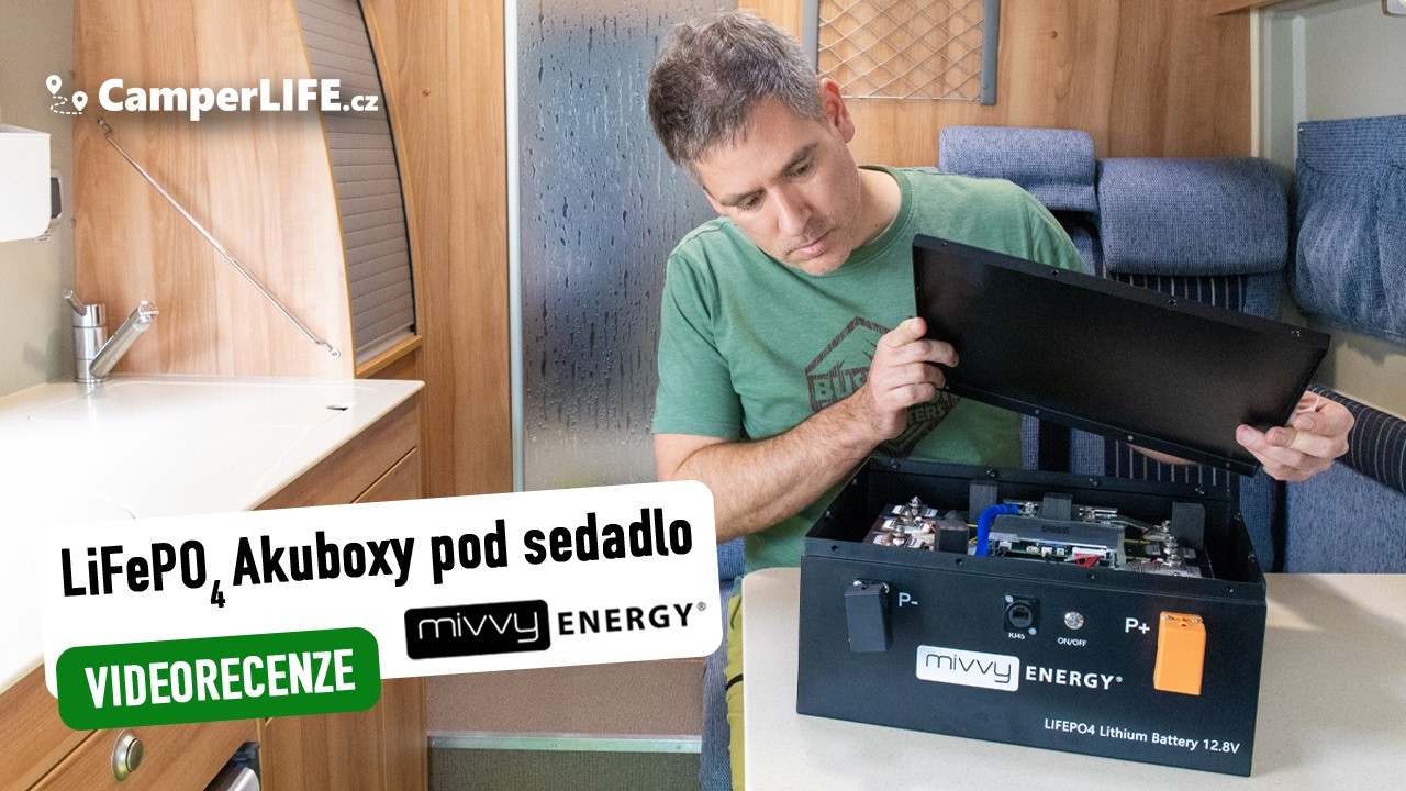 VIDEORECENZE: LiFePO4 akumulátory pod sedadlo od Mivvy Energy